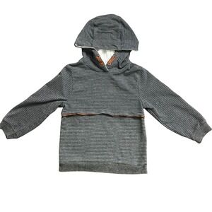 Tommy Bahama Kids Gray Striped Hoodie Sweatshirt Size 4T‎